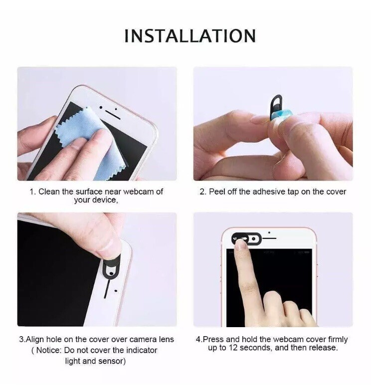 7PCS WebCam Cover Slide Camera Privacy Security Protect For Phone Laptop US Shi