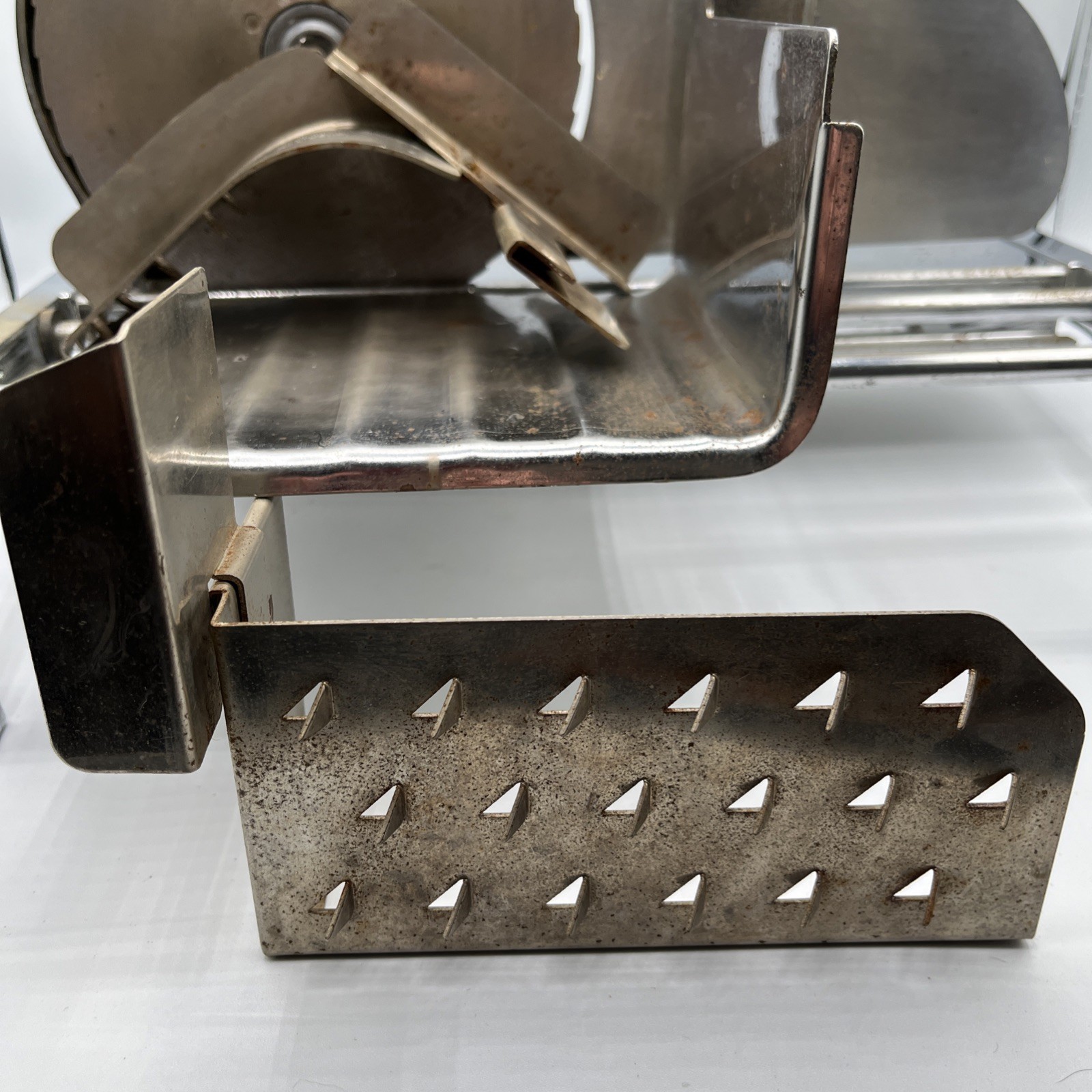 Retro Manual Food Slicer with Guards Rival "Protect-o-Guide" Tabletop 14 x 9.5"