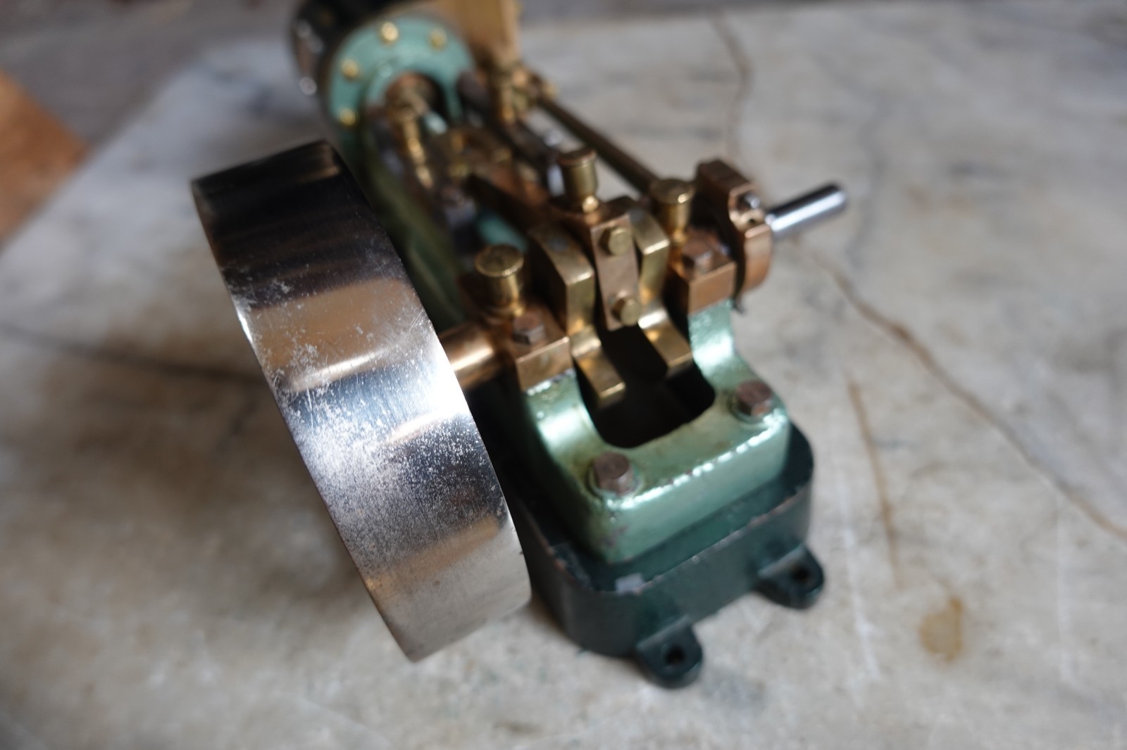 Antique RARE WORTHINGTON CENTER THROW LIVE STEAM ENGINE ADJUSTABLE VALVE 1882