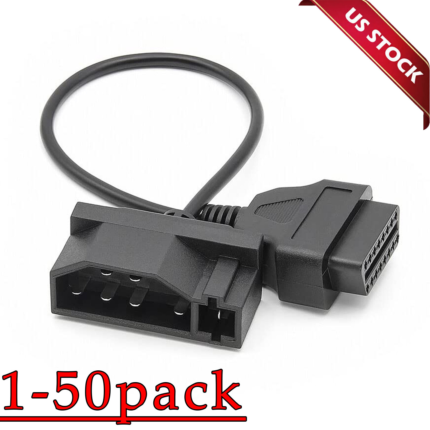 For Ford Engine Repair Tool 7 Pin OBD1 to OBD2 Cable Adapter Code Reader Scanner