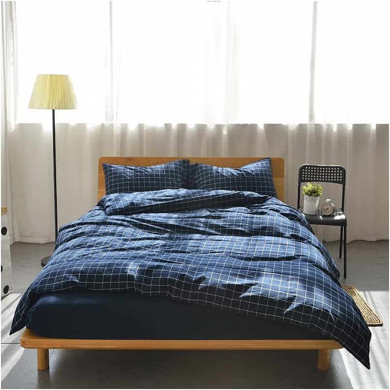 100% Washed Cotton Duvet Cover for Weighted Blanket 60x80