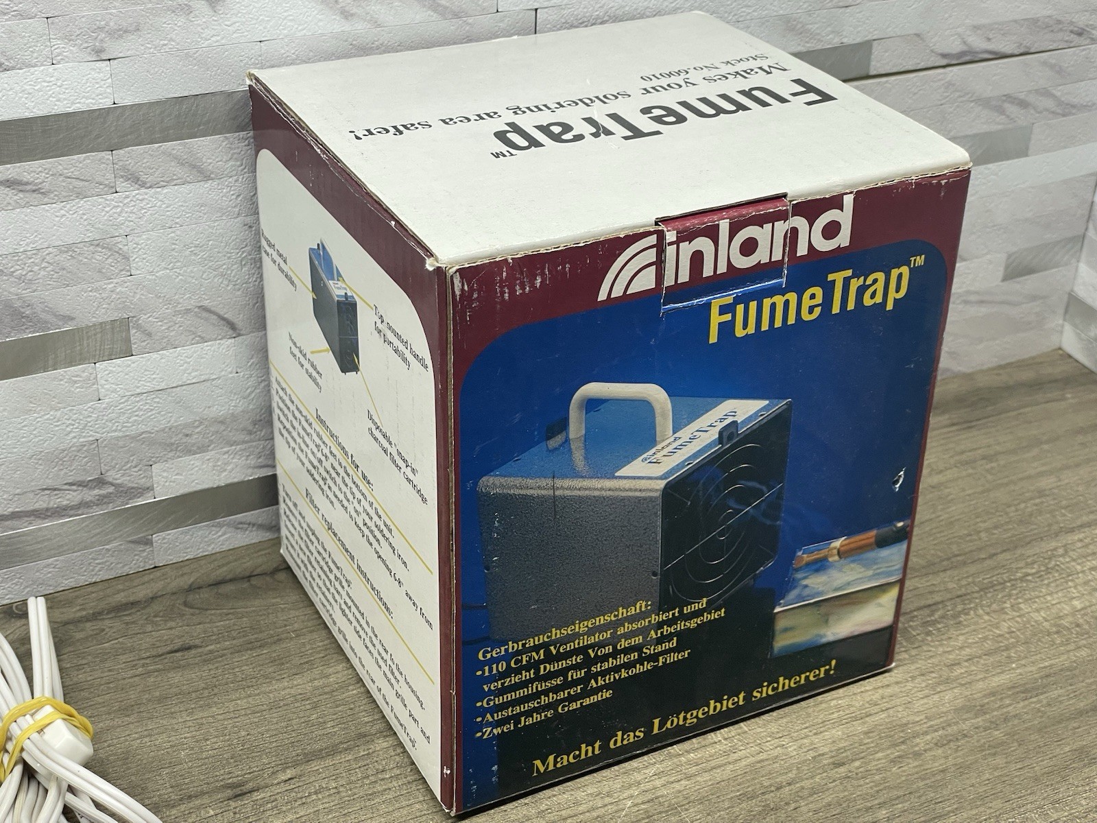 Inland Fume Trap 60010 FumeTrap Soldering Air Cleaner + Extra Charcoal Filter