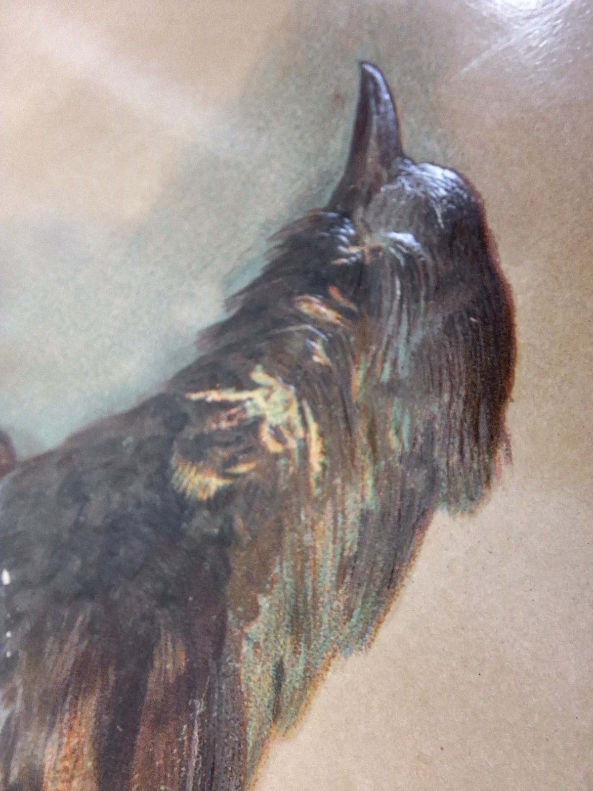 Game Birds Victorian Quail Cranberries Antique Embossed Chromolithograph