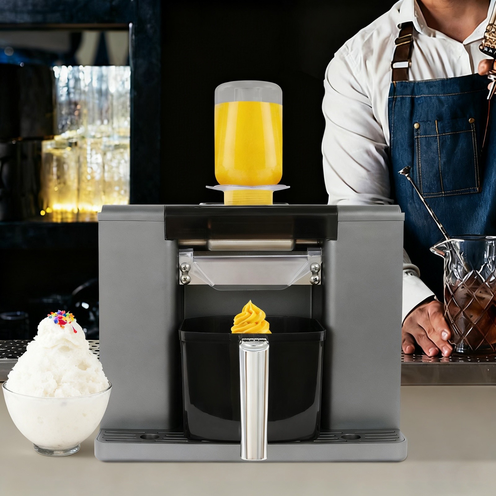 Snowflake Ice Making Machine Ice Machine Automatic Shaved Ice Making Machine