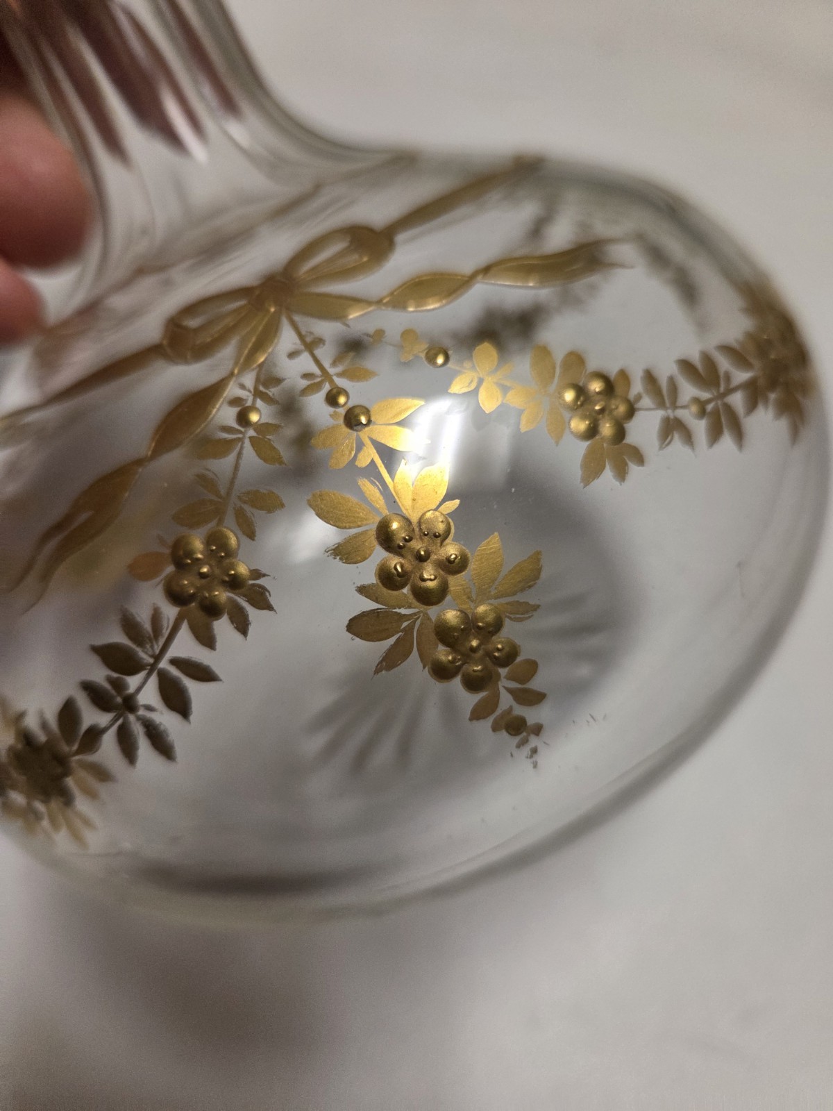 MOSER BOHEMIAN CRYSTAL DECANTER