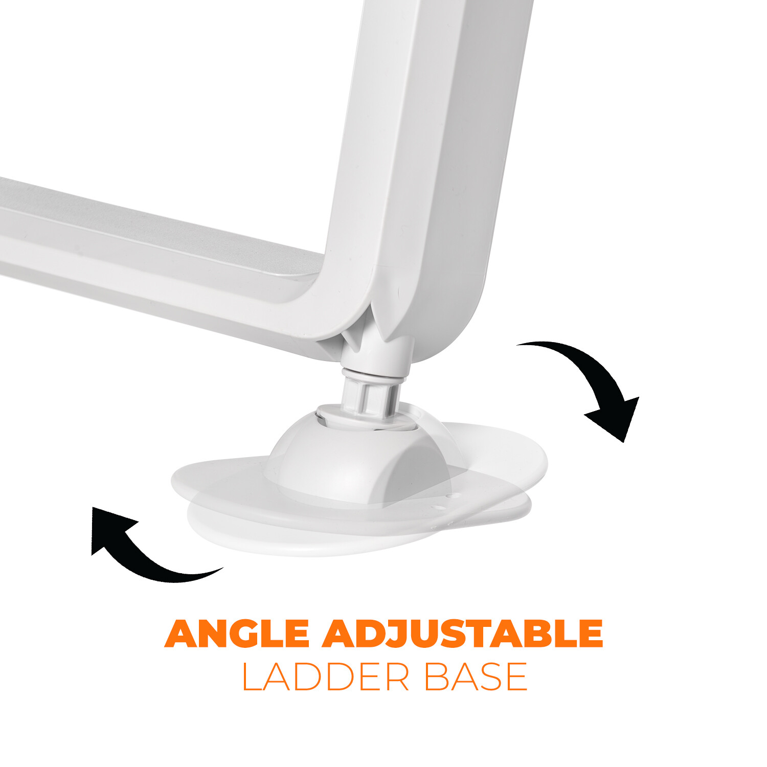 XtremepowerUS Adjustable Above Ground In Pool Swimming Pool Ladder 48" to 54