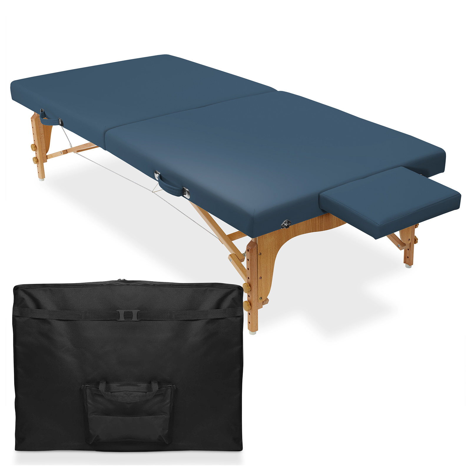 Portable Physical Therapy Stretching Treatment Massage Table - Blue