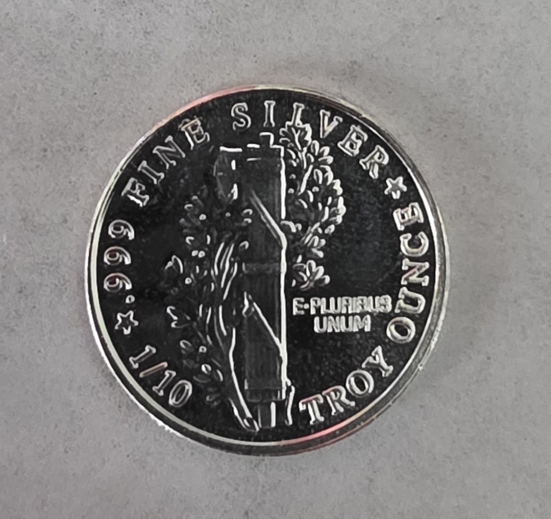 1/10 oz silver rounds- Various Designs