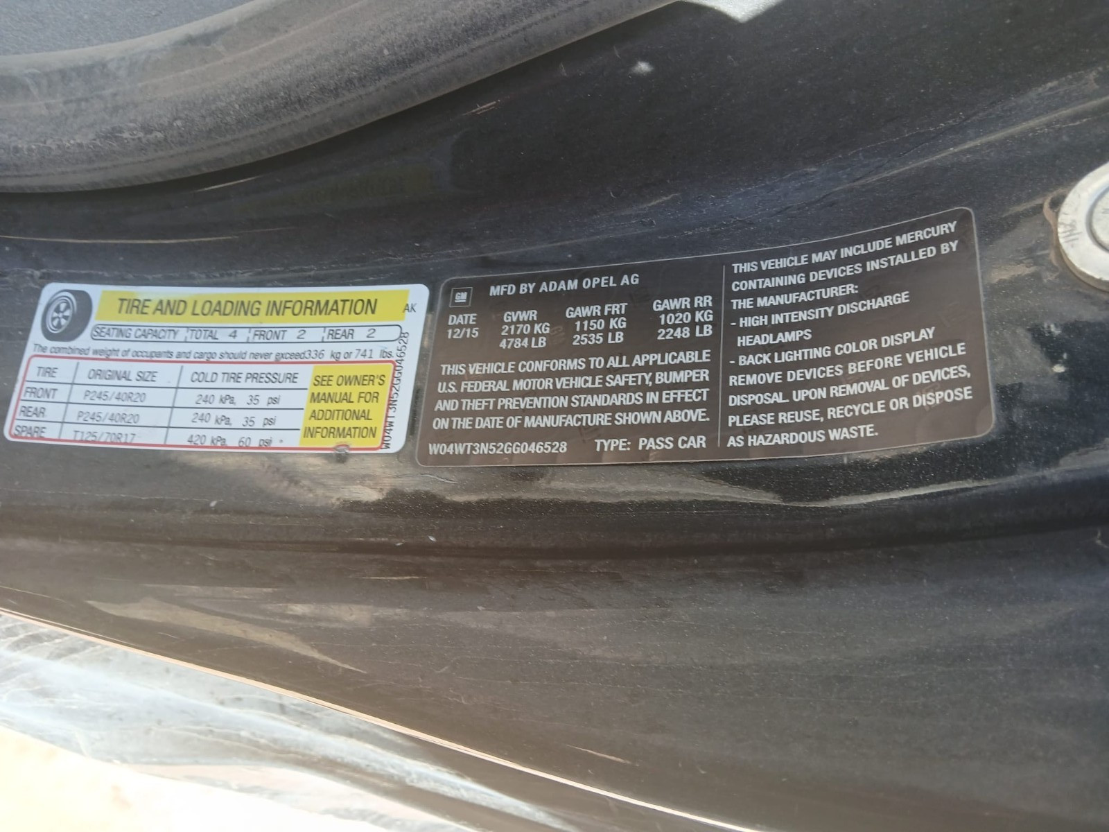 13-16 FORD FUSION 13-16 LINCOLN MKZ 13-16 MKC 2.0L ENGINE MOTOR W/TURBO ASSEMBLY