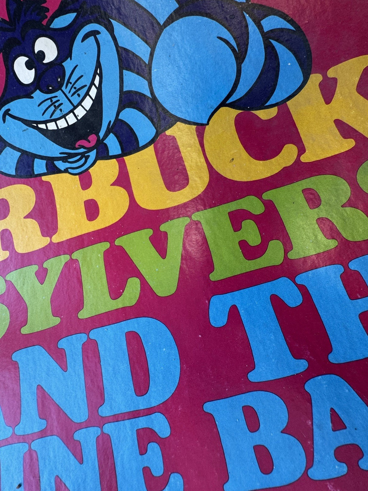 Rare Disney Mad Hatter's Ball Display Sign Strabuck Sylvers KC Sunshine Band 29"