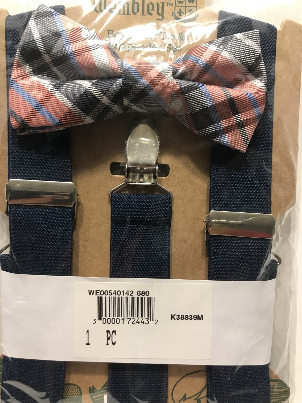 Wembley Boys Bow Tie & Suspender Set / BRAND NEW