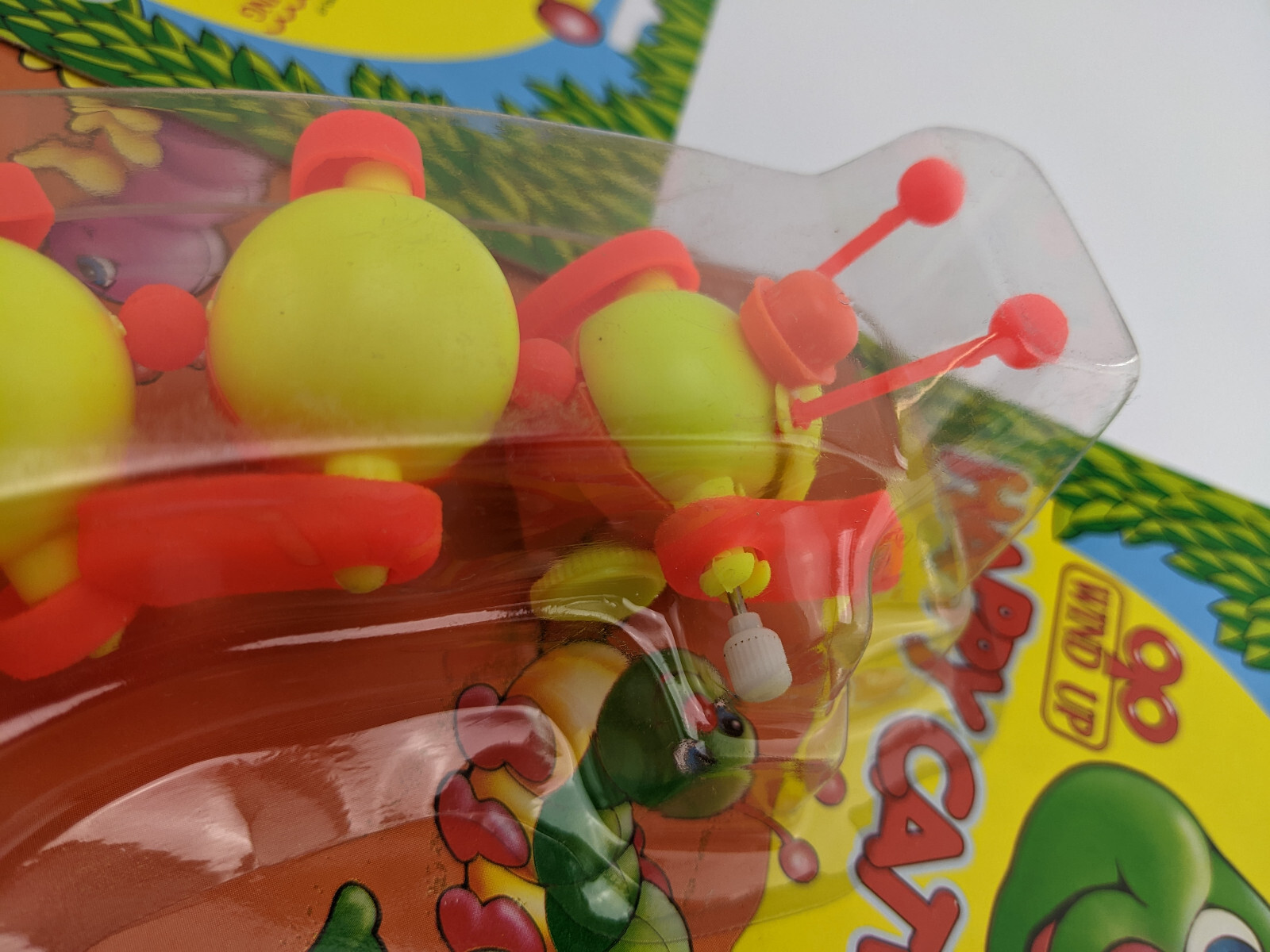 Lot of 8 - Wind Up Happy Caterpillar with Wobbling Action - Child Toy