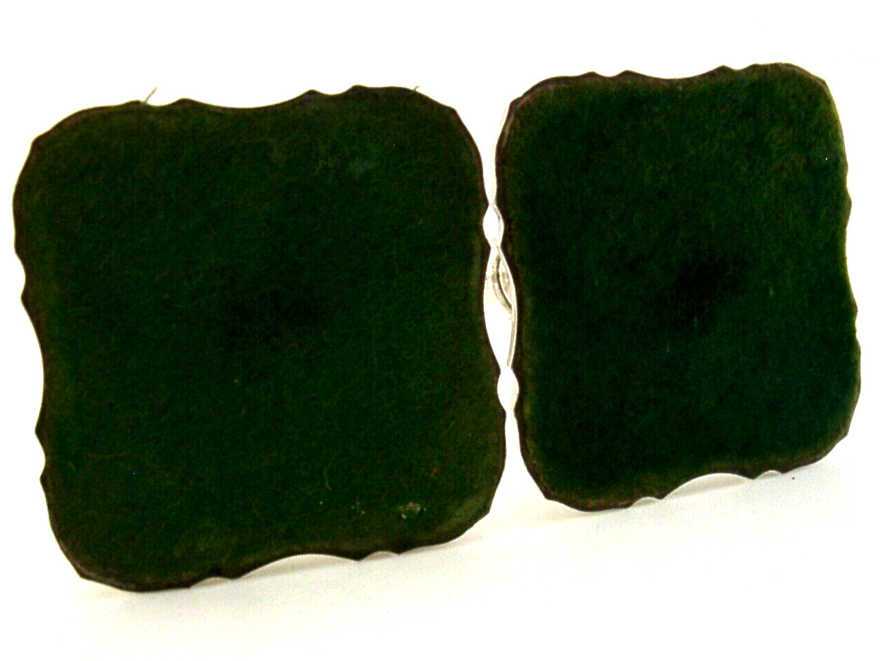 LARGE 9.5 inch ANTIQUE STERLING SILVER MILITARY CANDLESTICKS 1910 APTC 1260g