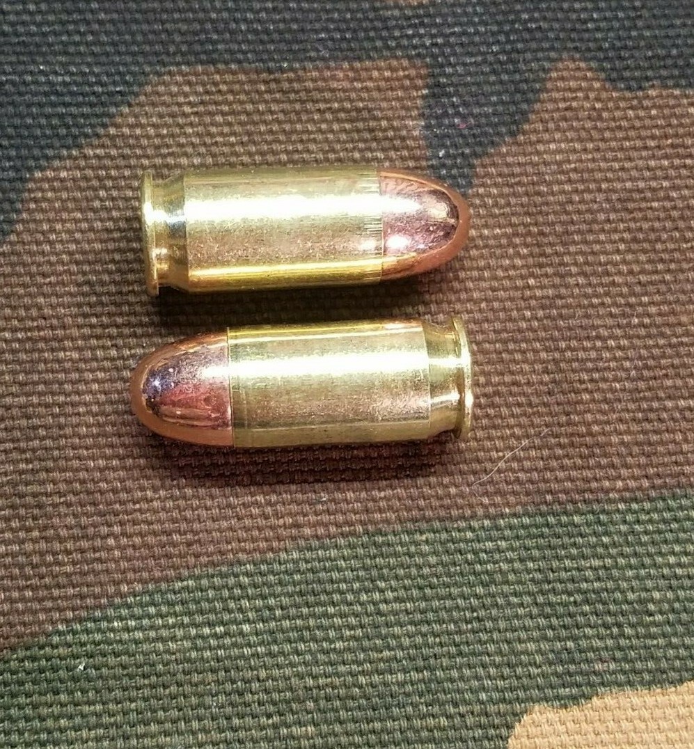 45 ACP SNAP CAPS SET OF 10 (BRASS+FMJ) REAL WEIGHT!!!