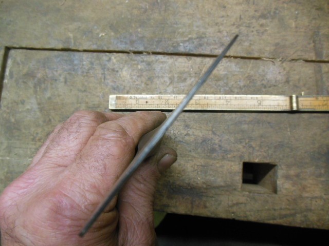 Vintage ship builder caulking iron old carpenter tool