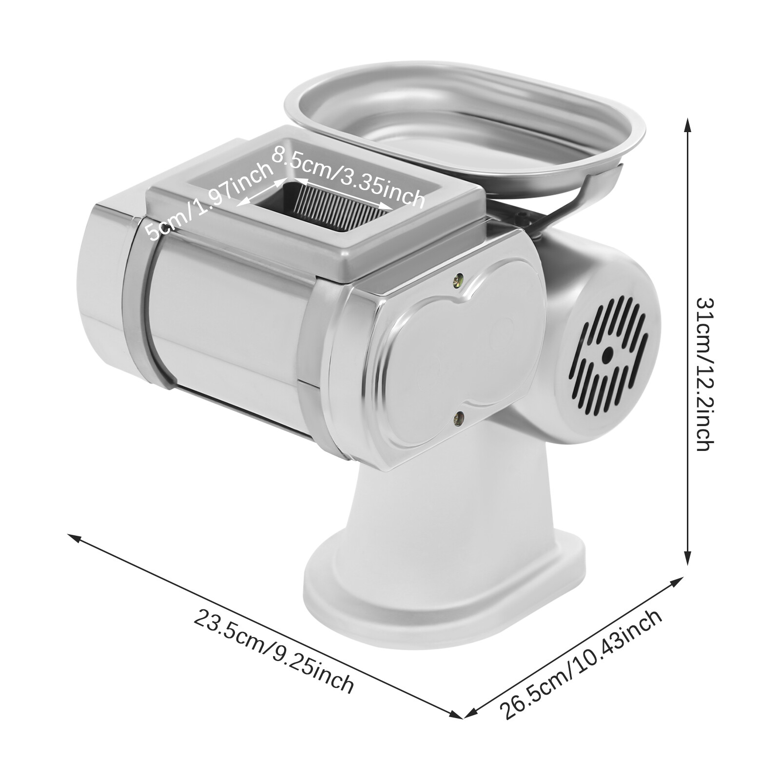 600W Meat Cutter Machine 2.5mm Thickness Electric Meat Cutter Food Slicer Cutter