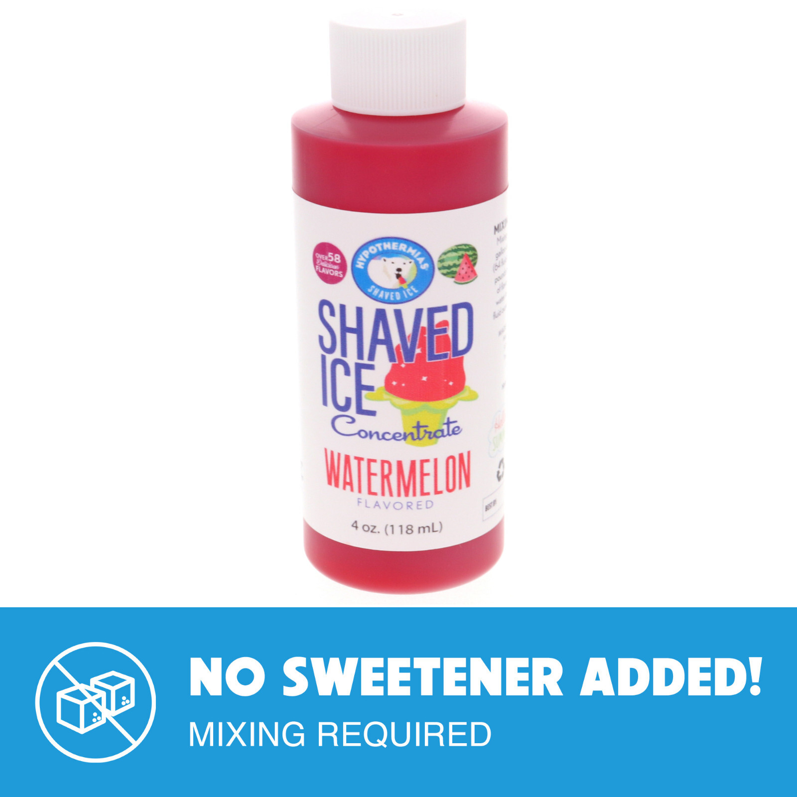 Hypothermias WATERMELON Flavor Syrup 🍧 Snow Cone machine Concentrate UNSWEET