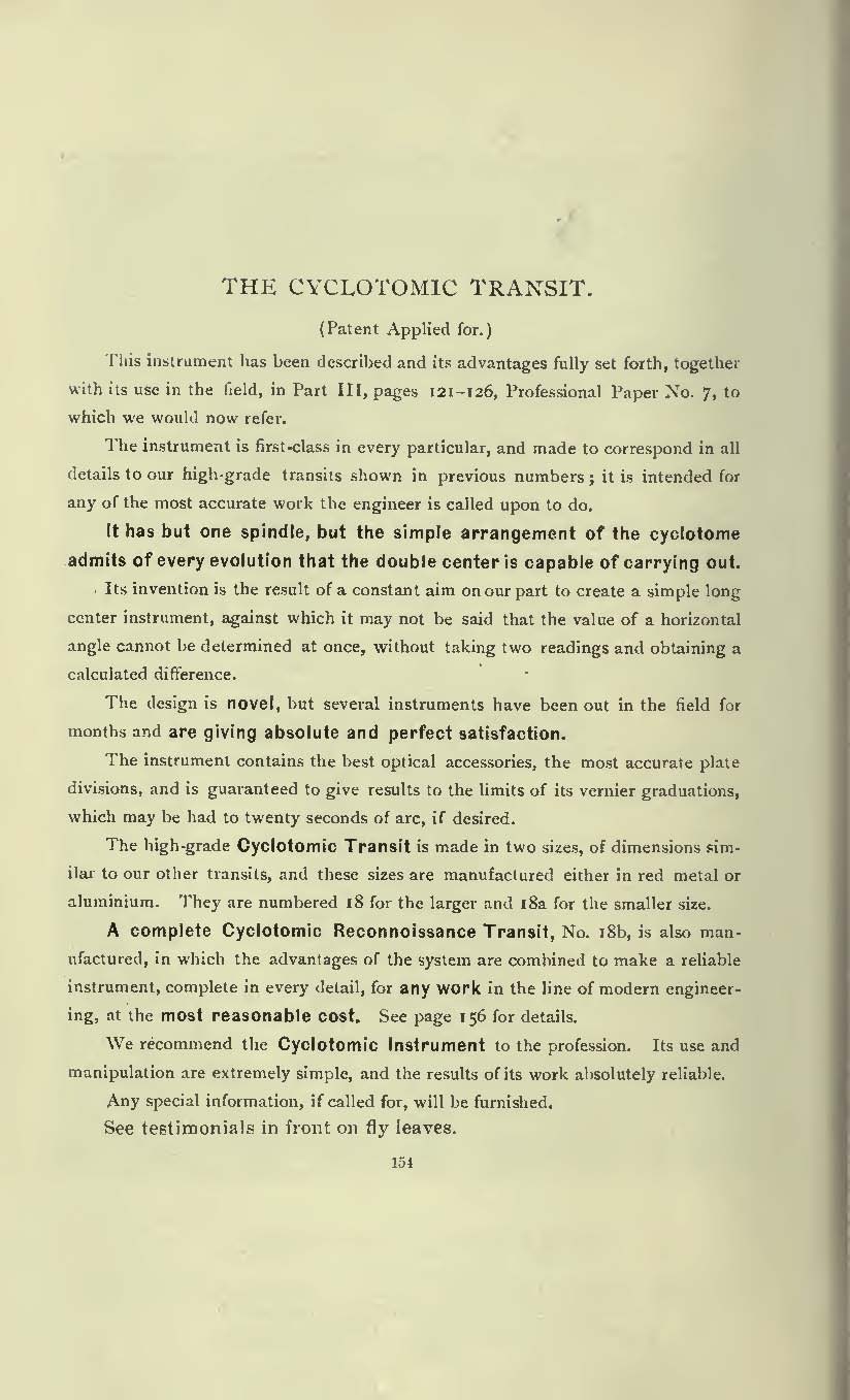 1903 Lietz Cyclotomic Reconnaissance Transit w/box - Rare alum., unique to Lietz