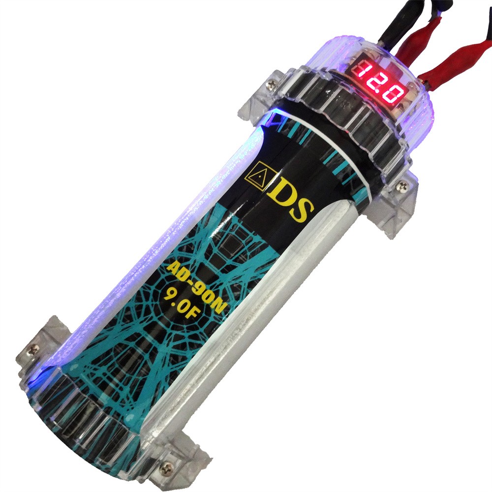9.0 Farad Digital Capacitor,Car Audio Capacitor-10000W Peak,Protection for Amp
