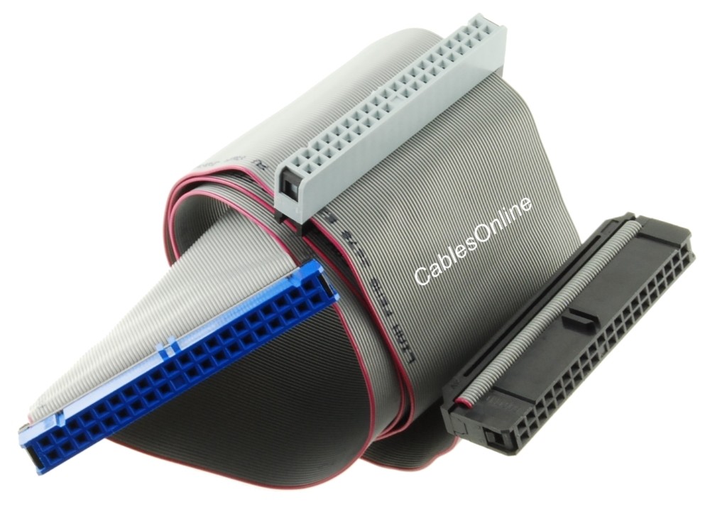 24" 40-Pin 80 Wire UDMA 66/100 IDE 2 Drive Cable FI-U02