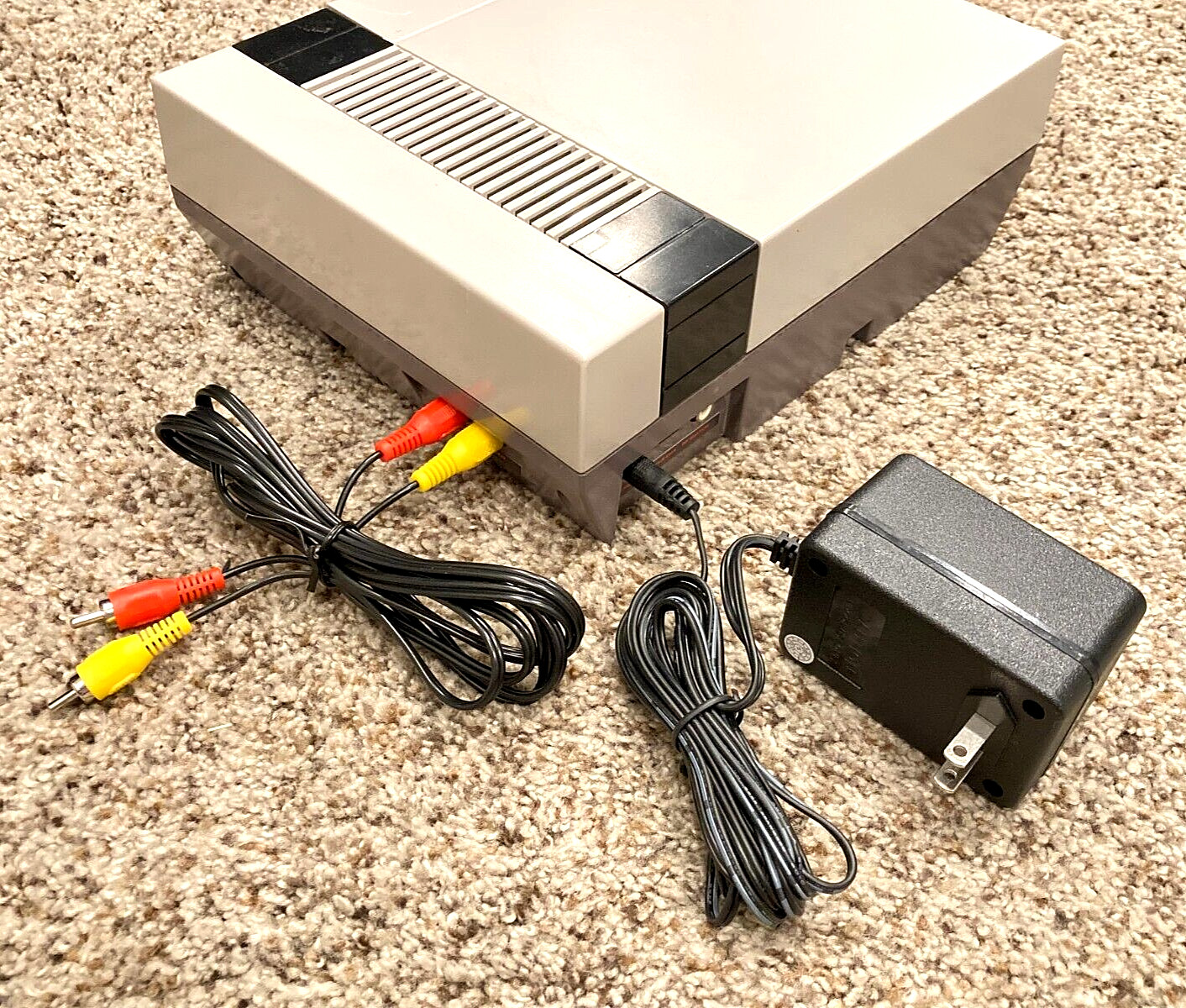 AC Adapter Power Cord AV Cable For NES Console (Nintendo Entertainment System)