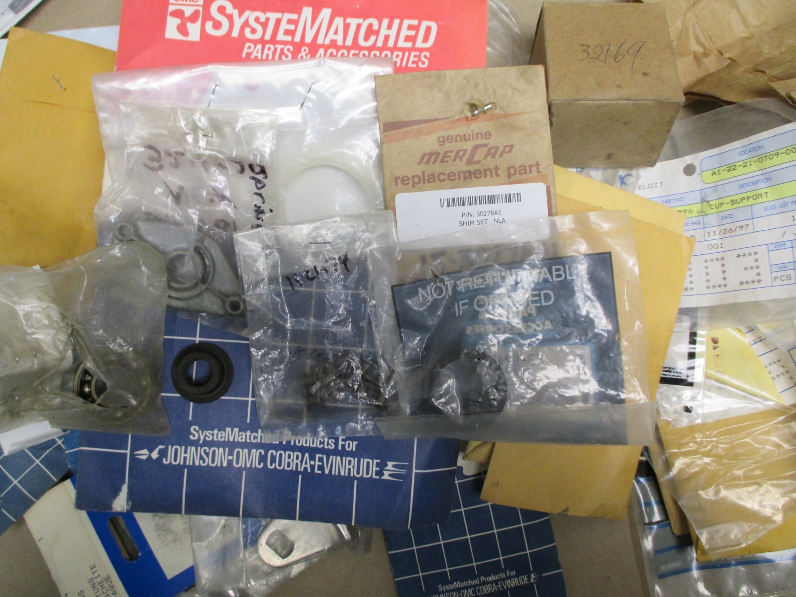 Mostly New OEM Mercury And Other Assorted Parts