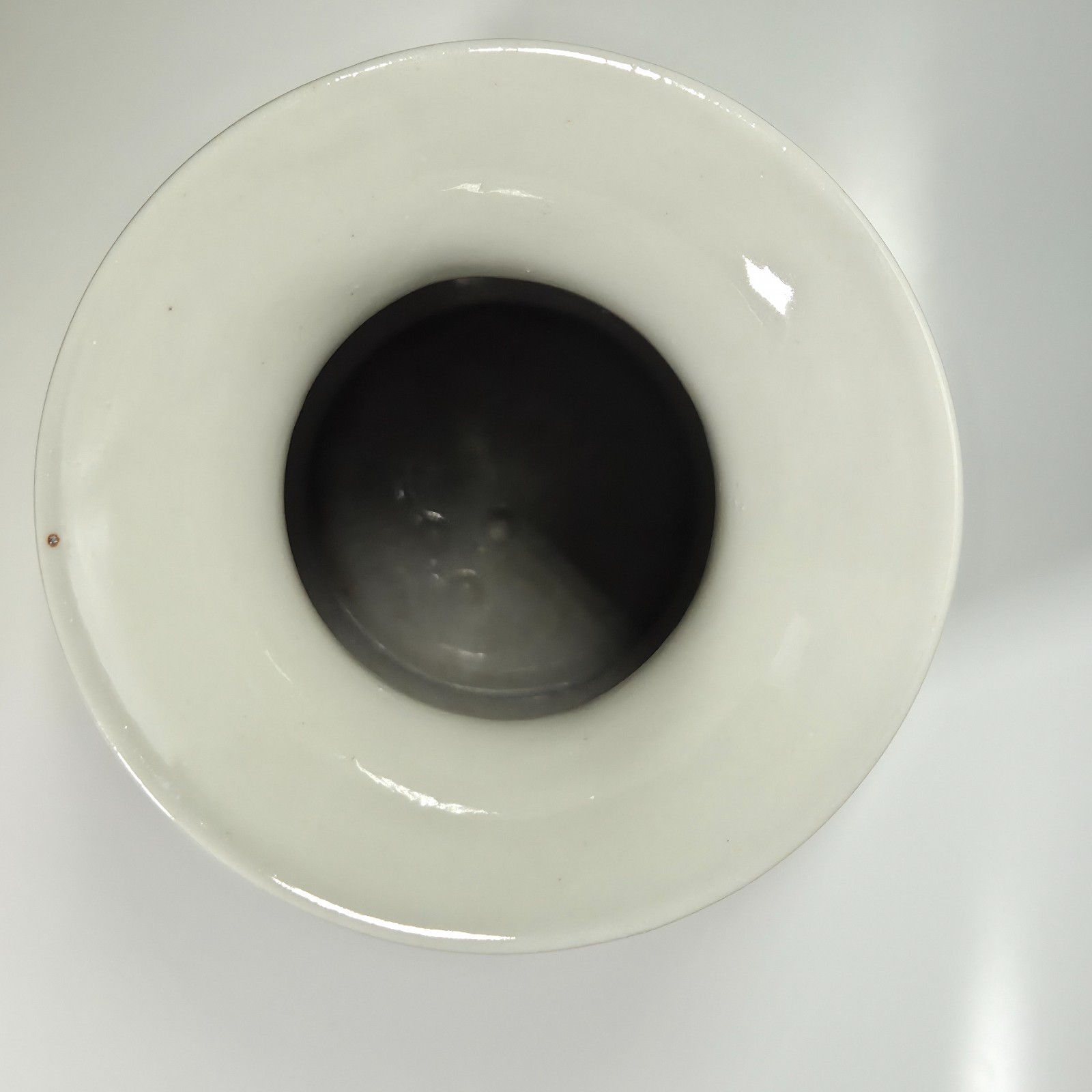 Vintage 14" Chinese Millefleur and Pomegranate Fruit Vase