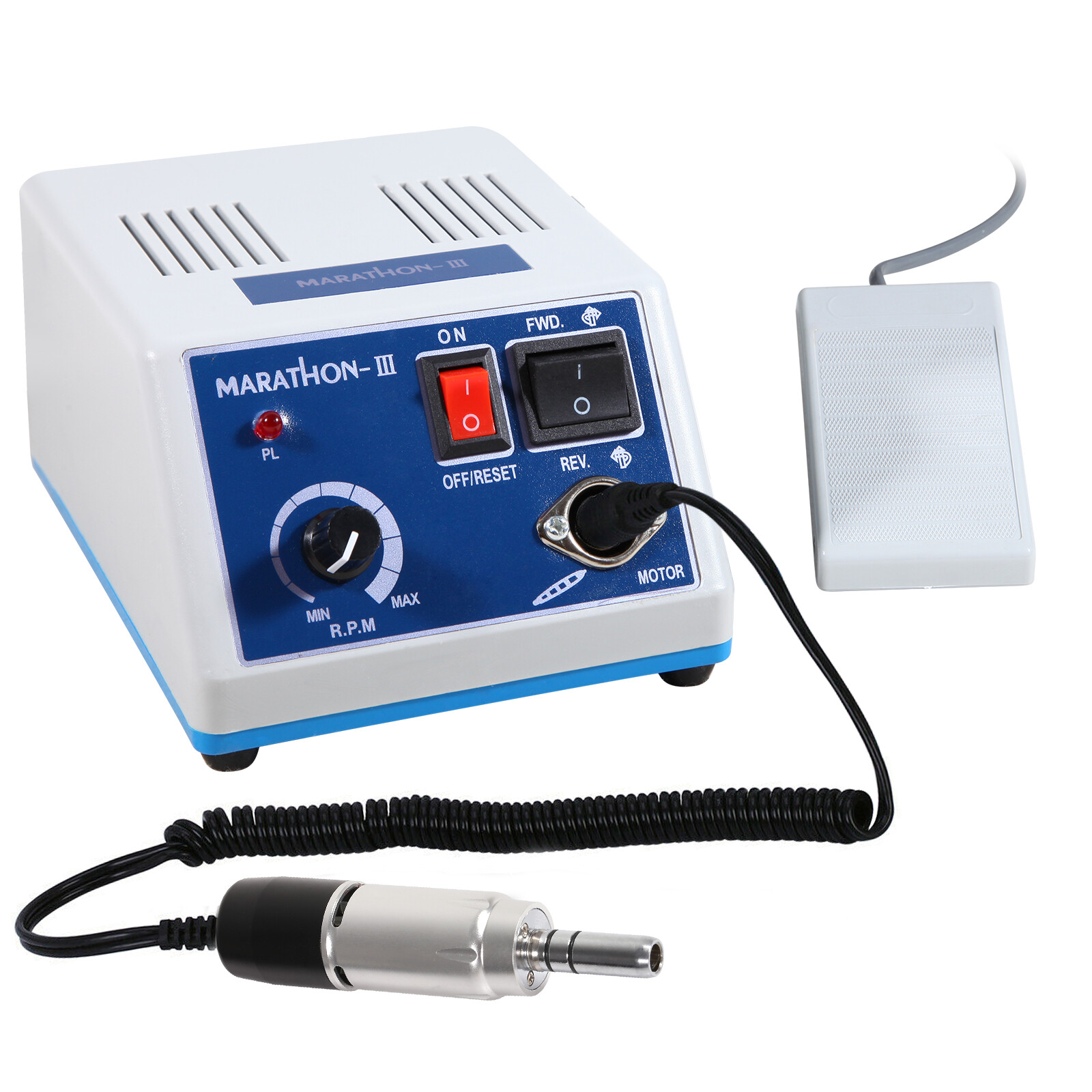 Dental Lab Marathon Electric Micromotor Polishing Unit + 35K rpm Motor Handpiece