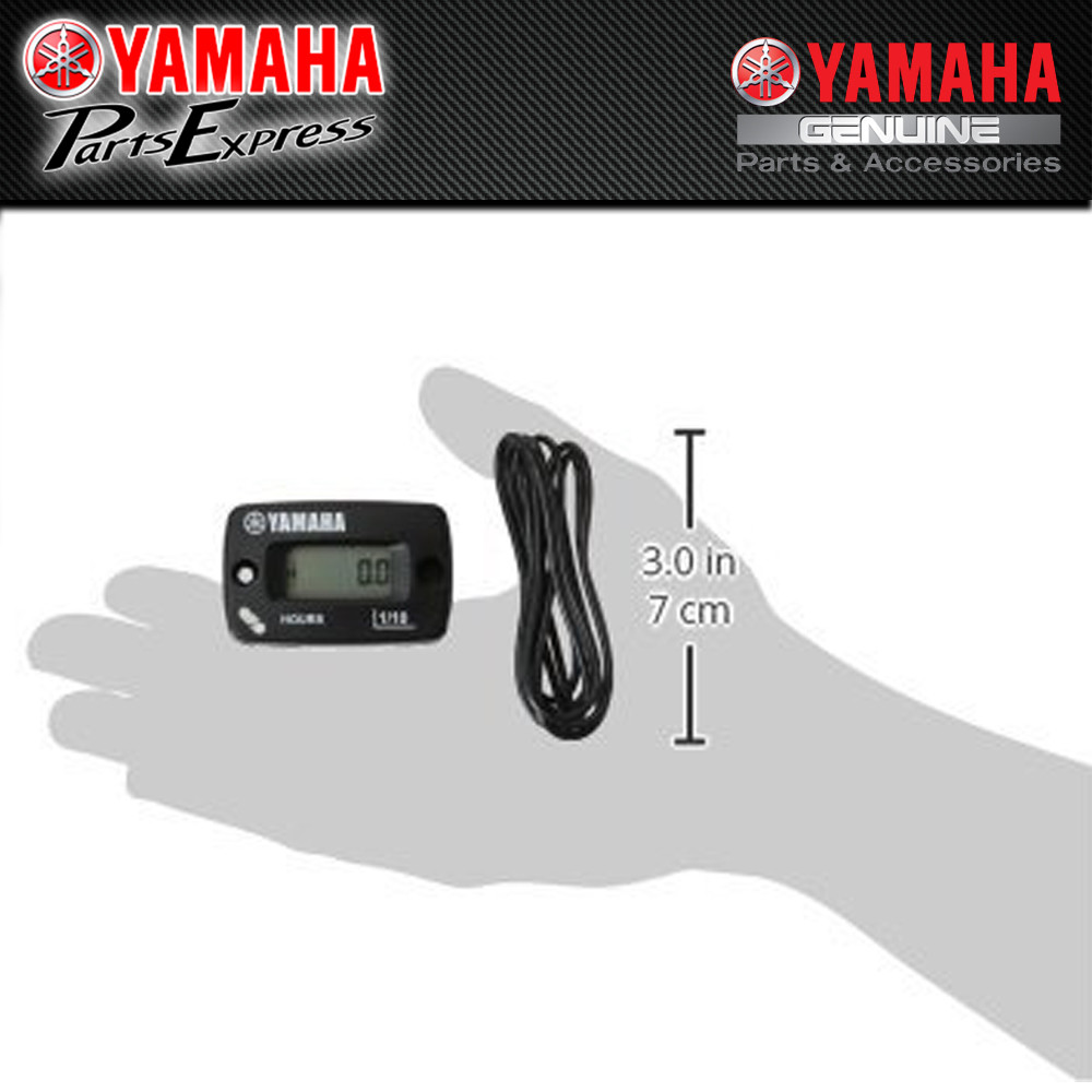 NEW YAMAHA HOUR METER YZ YFZ YFM ATV RHINO YXZ 125 250 450 700 ENG-HOURS-00-00