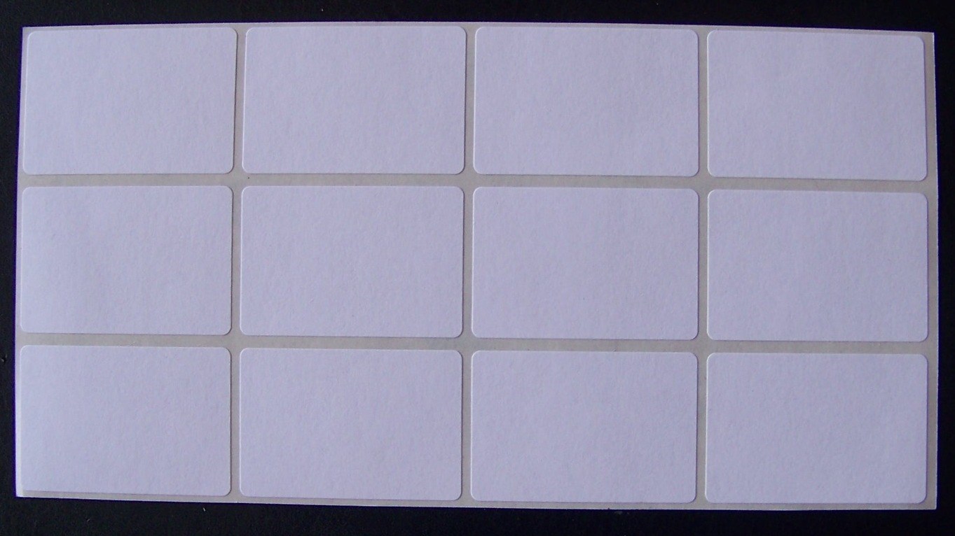 100 All Purpose Removable Adhesive Price Labels Tags Stickers Square 1”x 1½”