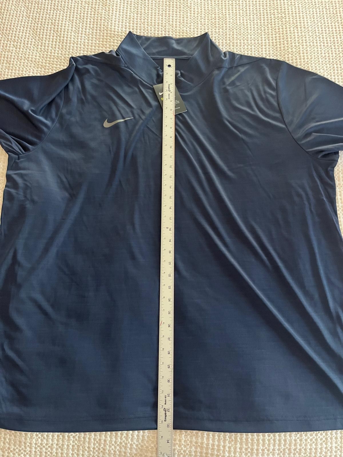 Nike Dri-Fit Intensity Navy Blue 1/4 Zip Golf Training Jacket Mens 4XLT (Tall)