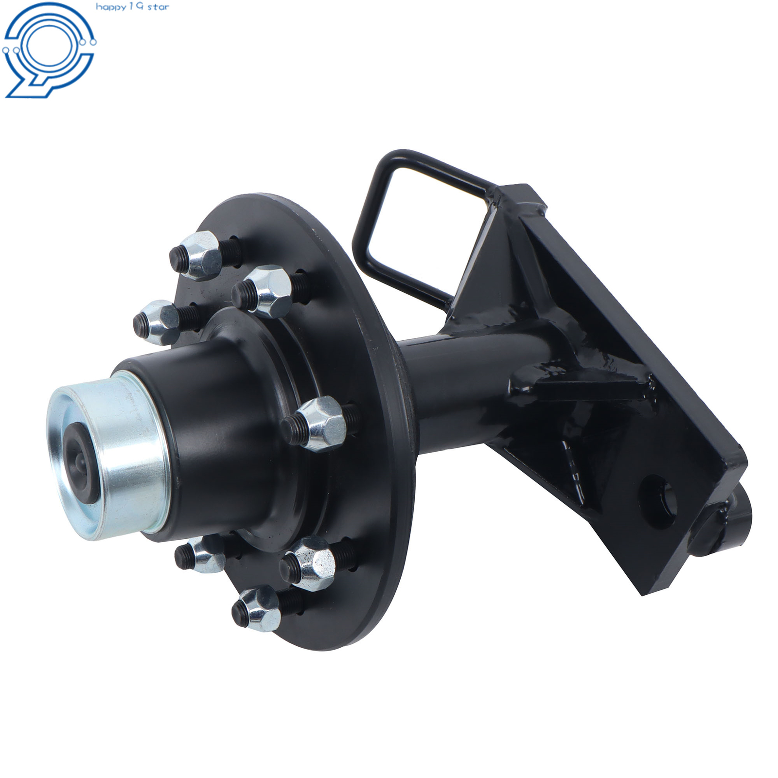 Shipping Container Wheels 8x6.5 Lug Bolt-On Spindle Kit with Handle