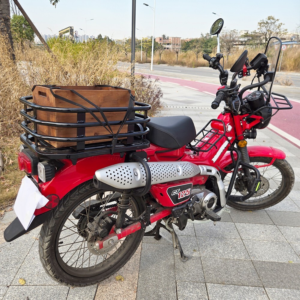 Basket Support Luggage Rear Rack Fit for Honda CT125 Trail 125 Hunter Cub 125