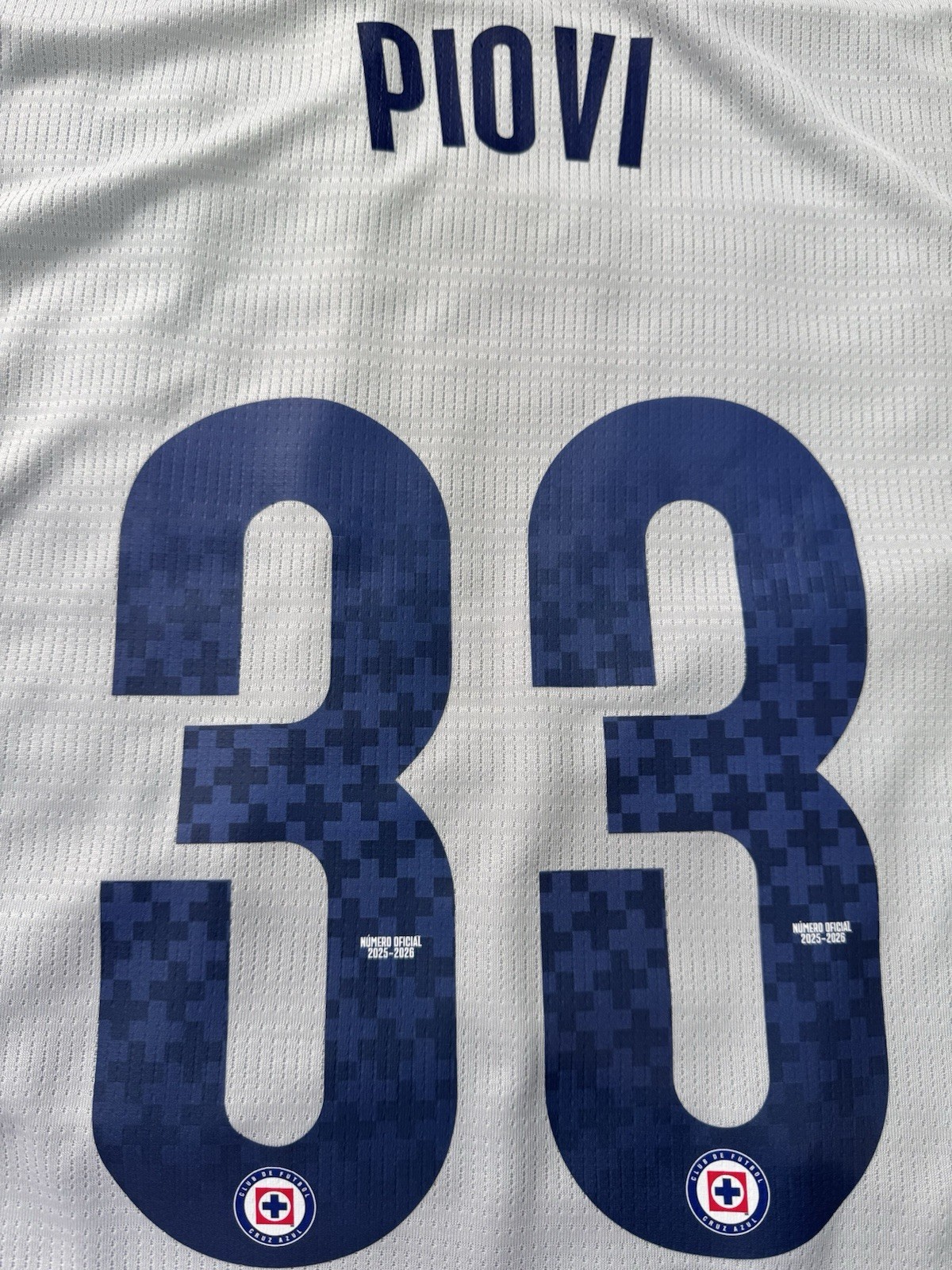 NEW CRUZ AZUL AWAY JERSEY 2025-2026 PERSONALIZE PIRMA LIGA MX MEN FOOTBALL