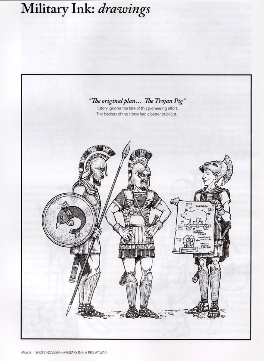 Book of Military Illustrations from IMA- Military Ink: a pen at war
