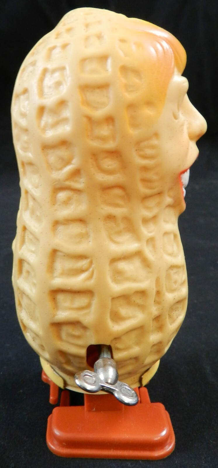 Jimmy Carter The Walking Peanut President Windup Toy - Made in Japan 1976 NOS