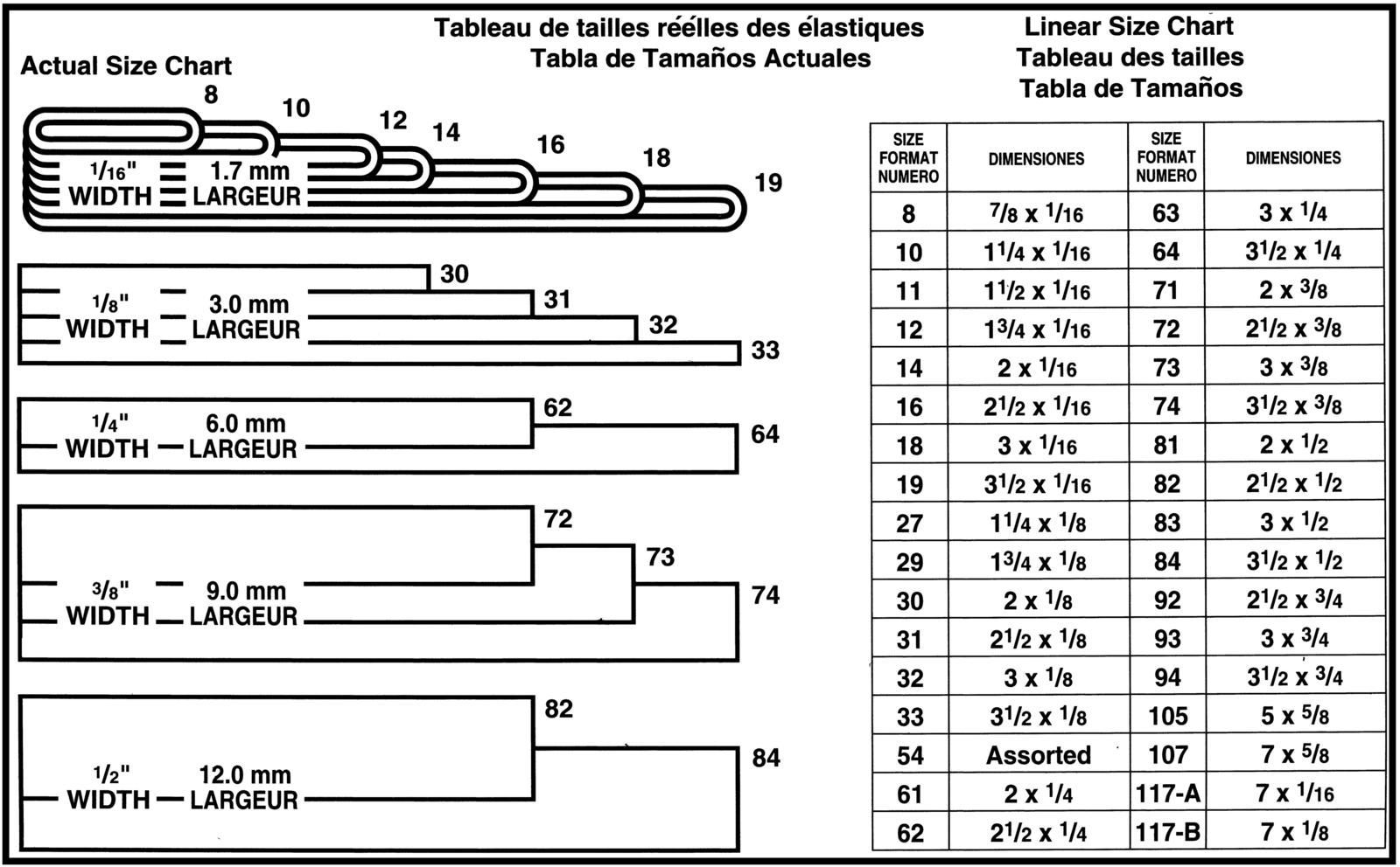 USA Bulk Black High Heat UV Rated #64 Angler Fishing Rubber Bands 3-1/2" x 1/4