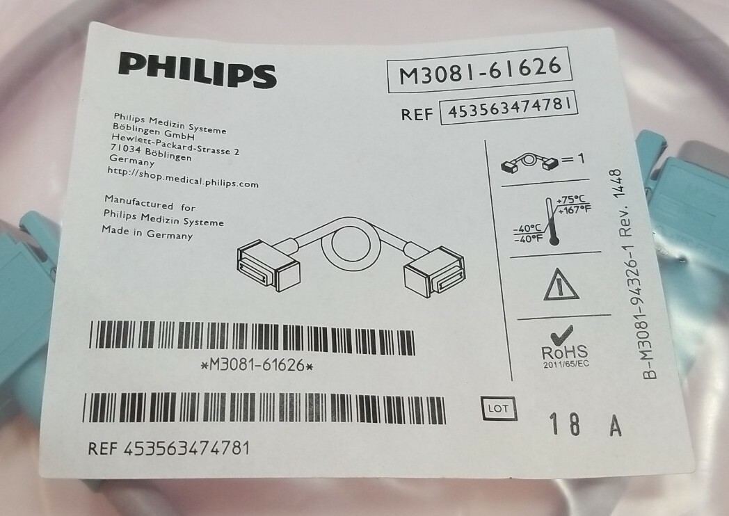 PHILIPS Intellivue M3081-61626 Interface cable