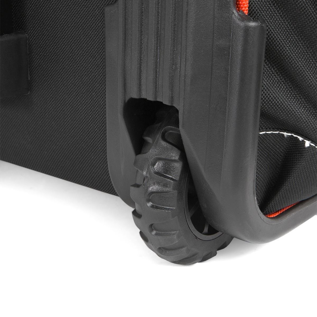 XtremepowerUS Rolling Tool Bag 18" With Wheels Portable Storage Organizer
