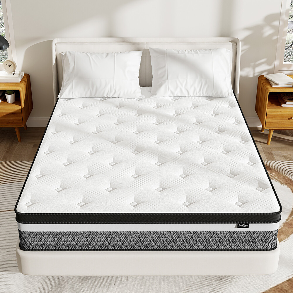 10/12/14 Inch Gel Memory Foam Hybrid Twin Full Queen King Mattress In a Box