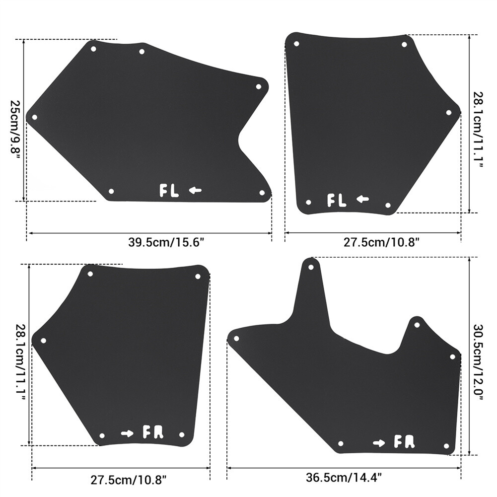 For Toyota Tundra & Sequoia 2007-2022 Splash Shield Fender Liner Apron Seal