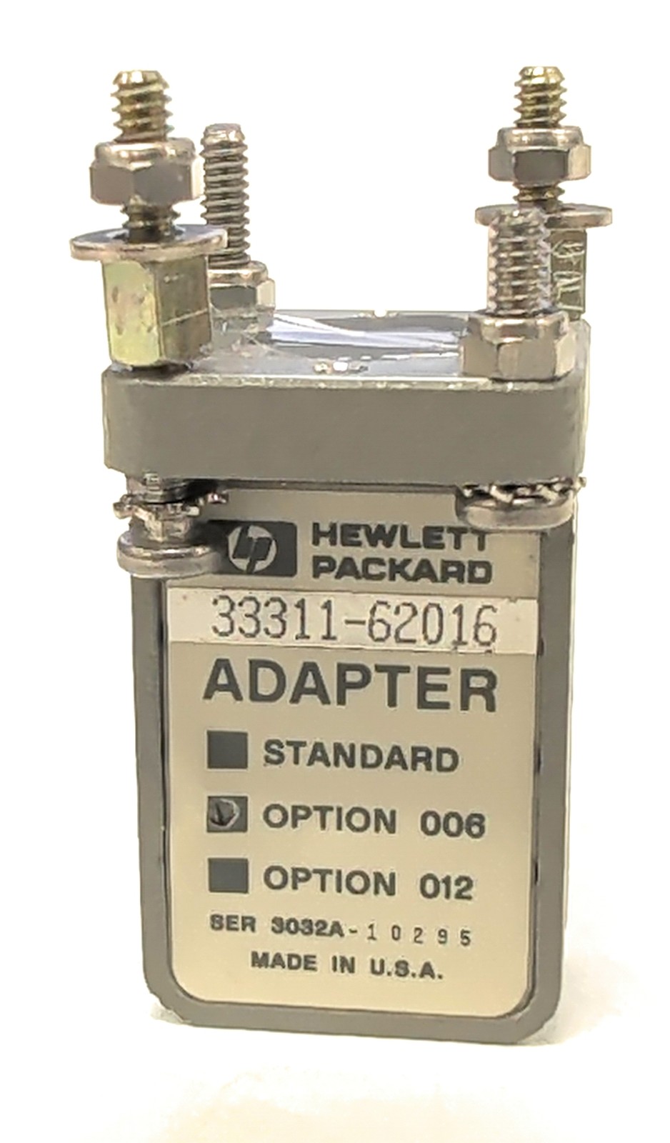 HP / Agilent 33311-62016 K-Band Coaxial Waveguide Adapter, 3.5 mm Option 006