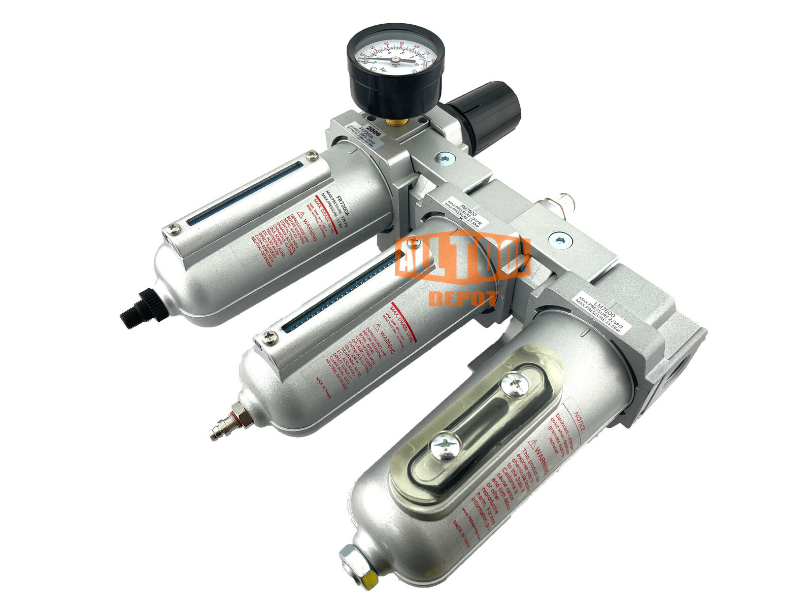 1/2" HEAVY DUTY INDUSTRIAL GRADE FILTER REGULATOR COALESCING DRYER SYS AUTO