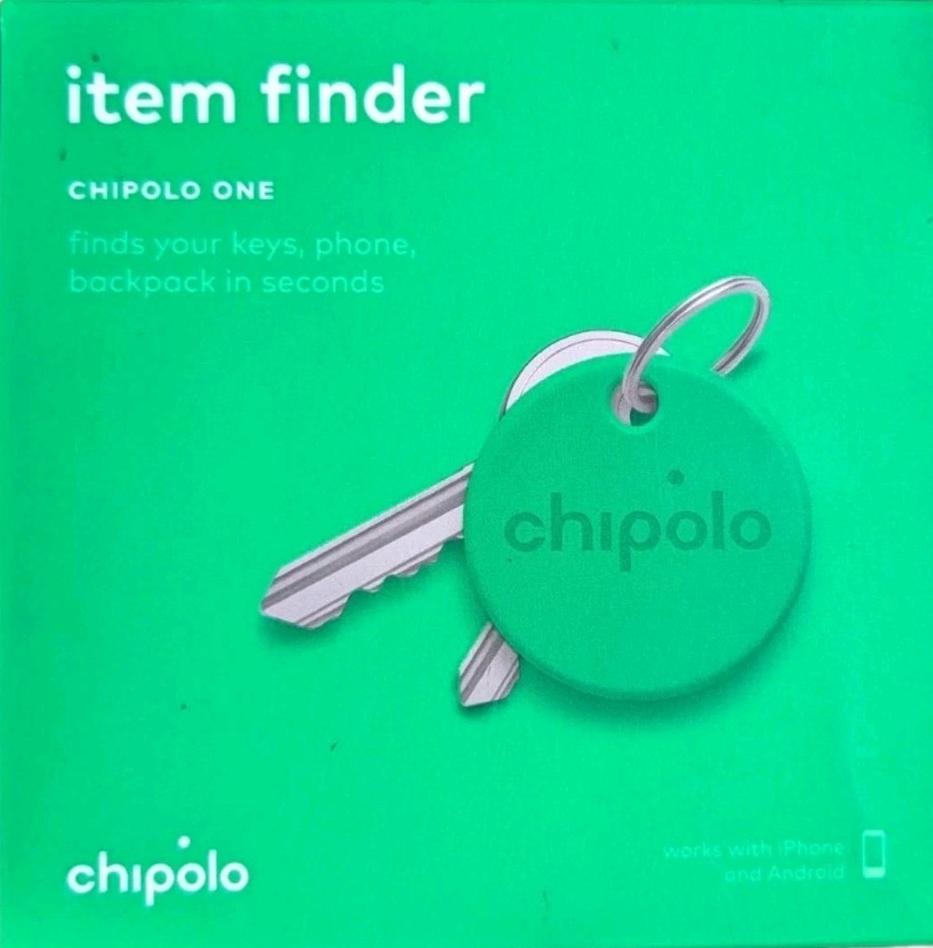 Chipolo One, Key Fob,Tracker Item Finder  For Apple Or Android NIB