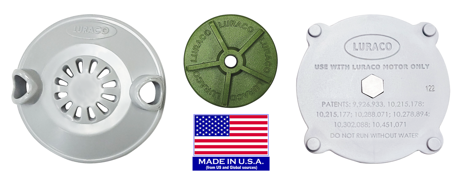 LURACO Pipe-less MAGNETIC Jet Head BF-004 for Pedicure Spa Tubs