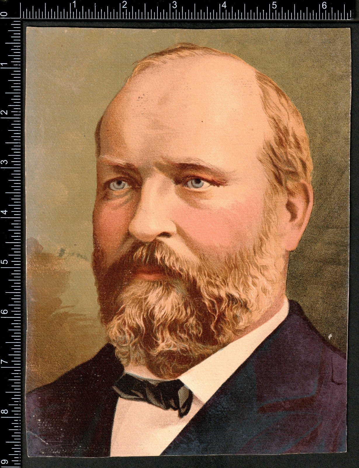 President James A Garfield 1881 RARE set 4x 1881 Widow Death Display Trade Cards