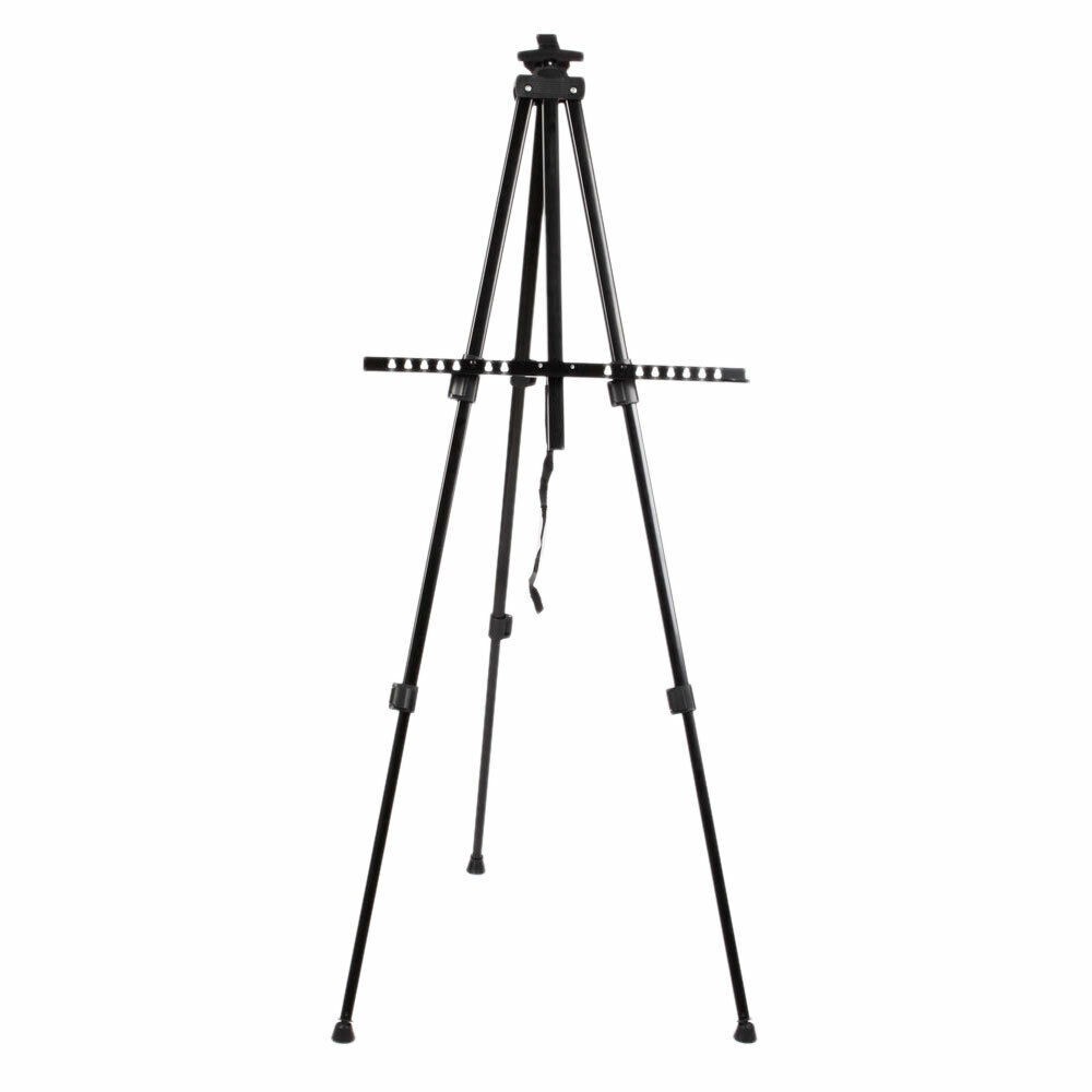 Artist Folding Painting Art Easel Adjustable Tripod Display Stand Floor with Bag