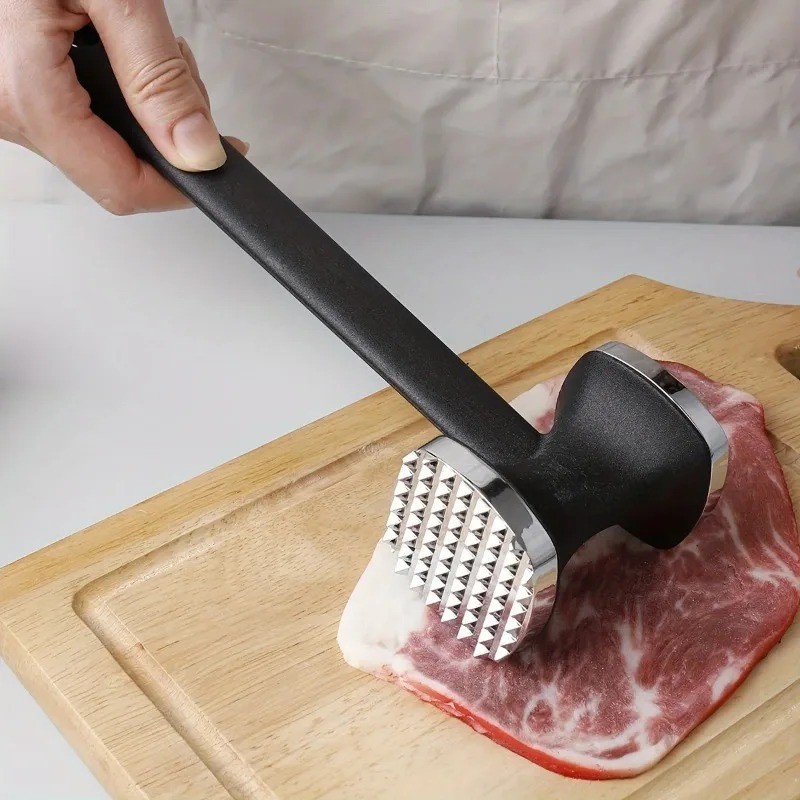 8.9-inch Double-Sided Stainless Steel Meat Tenderizer Steak Hammer