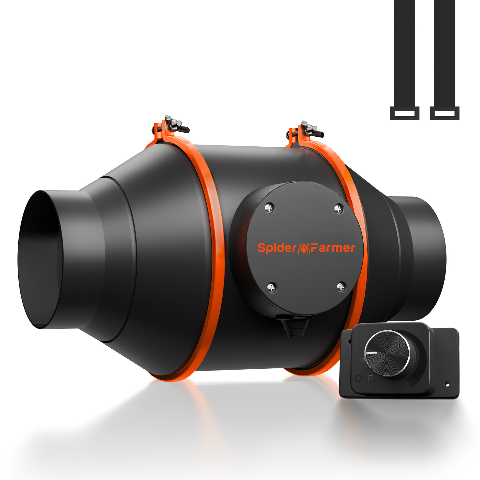 2025 Spider Farmer 4"6" Inline Fan Exhaust Ventilation HVAC Blower for Grow Tent