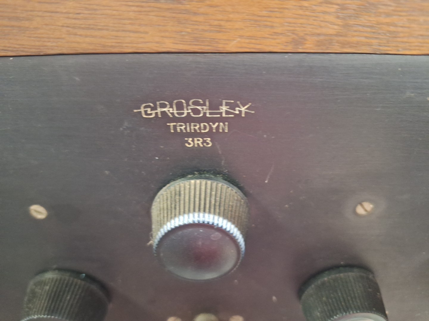 Crosley Trirdyn 3-Tube 3R3 1925 Radio